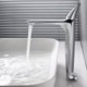Brass Bathroom Vessel Sink Faucet with Modern Basin Mixer Tap