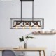 Living Room Dining Room Industrial Iron Ceiling Light Vintage 4 Light Pendant Lamp