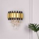 Hardwired Hanging Crystal Modern Wall Light Sconce 11.81" High Fixture For Bedroom