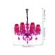 Living Room Bedroom European Crystal Chandelier Ring Bells Glass Pendant Light
