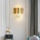Wall Lamp Fixtures For Bedside Bedroom Living Room Modern Crystal Wall Sconce