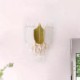 2X Base Crystal Wall Sconce Modern Wall Light Fixture For Bedroom