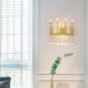 Hotel Bedroom Luxury Iron Art Crown Shape Wall Lamp
