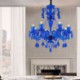 European Chandelier Ring Bells Pendant Light Bedroom Bar Crystal Ceiling Light