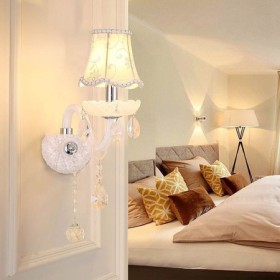 Elegant Wall Light Hallway Bedroom Classic European Style Crystal Sconce