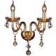 Elegant Two-Light Wall Light Hallway Stairs European Crystal Sconce