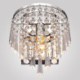 Semi-circular Wall Light with Crystal Accents