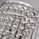 Semi-circular Wall Light with Crystal Accents