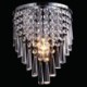 Semi-circular Wall Light with Crystal Accents