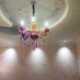 Kids Room Bar Large Colorful Crystal Chandelier European Pendant Light