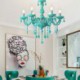 European Large Pendant Light Bedroom Bar Elegant Crystal Chandelier