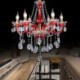 Elegant Pendant Light Living Room Dining Room European Crystal Chandelier