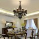Dining Room Living Room Luxury Crystal Chandelier European Black 10 Light