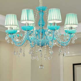 Dining Room Living Room Creative Crystal Chandelier European Elegant Pendant Light