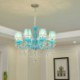 Dining Room Living Room Creative Crystal Chandelier European Elegant Pendant Light