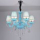 Dining Room Living Room Creative Crystal Chandelier European Elegant Pendant Light