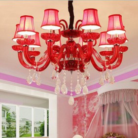 Living Room Hotel Rooms Crystal Chandelier European Elegant Pendant Light