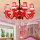 Living Room Hotel Rooms Crystal Chandelier European Elegant Pendant Light
