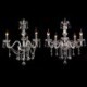 Modern European Pendant Light Bedroom Living Room Stylish Crystal Chandelier