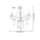 Crystal Chandelier European Cognac Colour Glass Pendant Light Bedroom Living Room