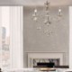 Crystal Chandelier European Cognac Colour Glass Pendant Light Bedroom Living Room