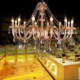 Luxury Amber Color Pendant Light Living Room Study European Crystal Chandelier