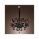 Luxury Modern Black Chandelier Crystal Living 8 Light Black Crystal Chandelier