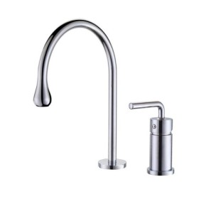 Chrome/Black/Brushed Gold Brass Basin Mixer Tap Water Drop Faucet