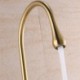 Swan Neck Dual Handles Countertop Faucet Elegant Rain Drop Basin Faucet