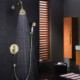 Unusual Solid Brass Shower System Chrome/Gold/ORB In-Wall Shower Faucet
