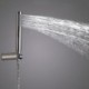 Wall Mounted Round Rain Shower System with Modern Brushed Nickel Shower Faucet