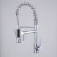 Multifunctional Commercial Kitchen Sink Faucet with Sprayer Chrome Spring Tap