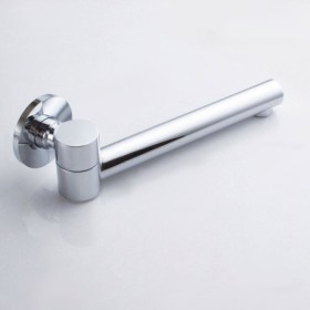 Chrome Wall Mount Brass Tub Faucet Spout 180-Degree Swivel