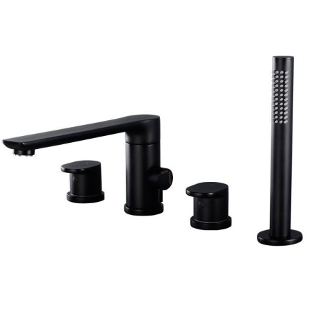 2 Handle Bathtub Faucet Set Black/Gold Black Bath and Shower Mixer Tap