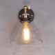 Creative Glass Funnel Single Head Wall Light by American Sconce Village