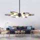 6-Light Classic Petals Ceiling Hanging Light Kitchen Dining Room Rustic Chandelier