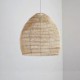 Rattan Hanging Light For Kitchen Farmhouse Hand-Woven Pendant Light