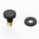 Solid Brass Adjustable Body Spa Jet Black Round Body Sprayer Jet