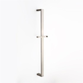 Adjustable Square Slide Shower Bar in Brushed Nickel Solid Brass Shower Slide Bar