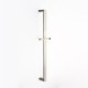 Adjustable Square Slide Shower Bar in Brushed Nickel Solid Brass Shower Slide Bar