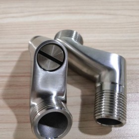 Decorative Stainless Steel Faucet Accessories Pipe Fitting Parts (With Valve Function)