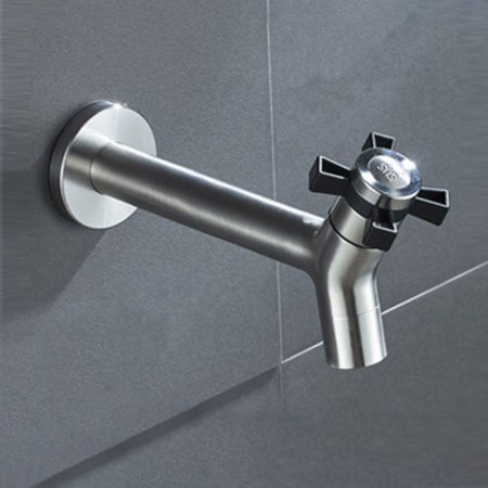 Cold Water Faucet Stainless Steel Tap Mop Pool Laundry Sink