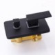 Matte Black Shower Valve Solid Brass Shower Valve 2 Outlets