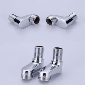 Shower Accessories Chrome Lengthen Faucet Accessories Pipe Fitting Parts