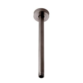 Ceiling Mount Round Shower Arm in Brushed Nickel 12" Stainless Steel Shower Arm