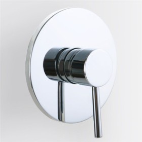 Solid Brass 1 Outlet Mixing Shower Valve in the Shape of a Lollipop