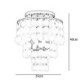 Modern Shell Ceiling Lamp For Living Room, Bedroom, and Dining Room