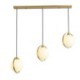 Glass Ball Light Fixture Bedroom Living Room Nordic Brass Pendant Light