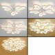 Living Room Dining Room Modern Simple LED Flush Mount Acrylic Petal Shape Ceiling Light