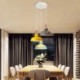 Three Light Iron Arti Restaurant Cafe Bar Nordic Simple Macaron Pendant Light